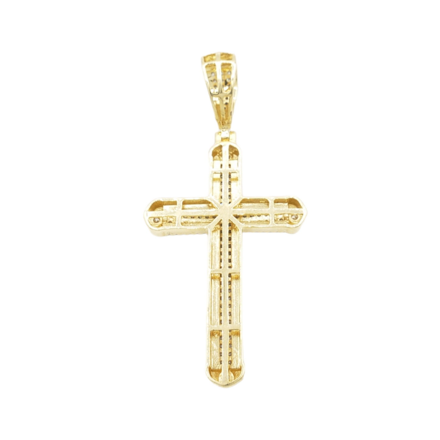 14k Diamond Cross With 0.78 Carats Of Diamonds #23858