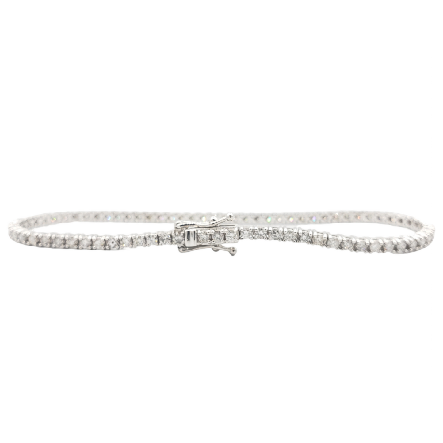 14k 1.5mm Diamond Tennis Bracelet #25592