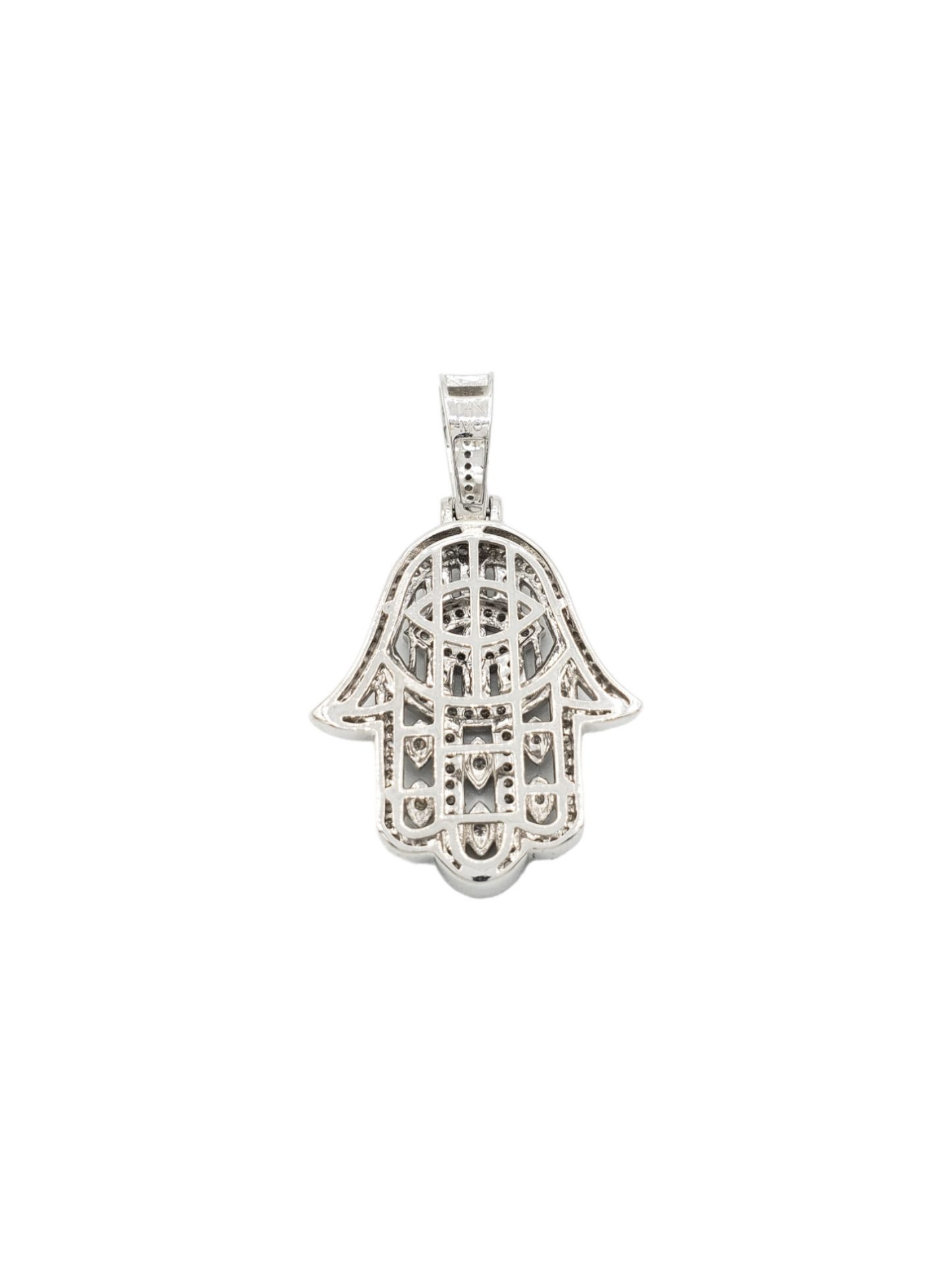 14k Diamond Hamsa With 0.76 Carats Of Diamonds #22244