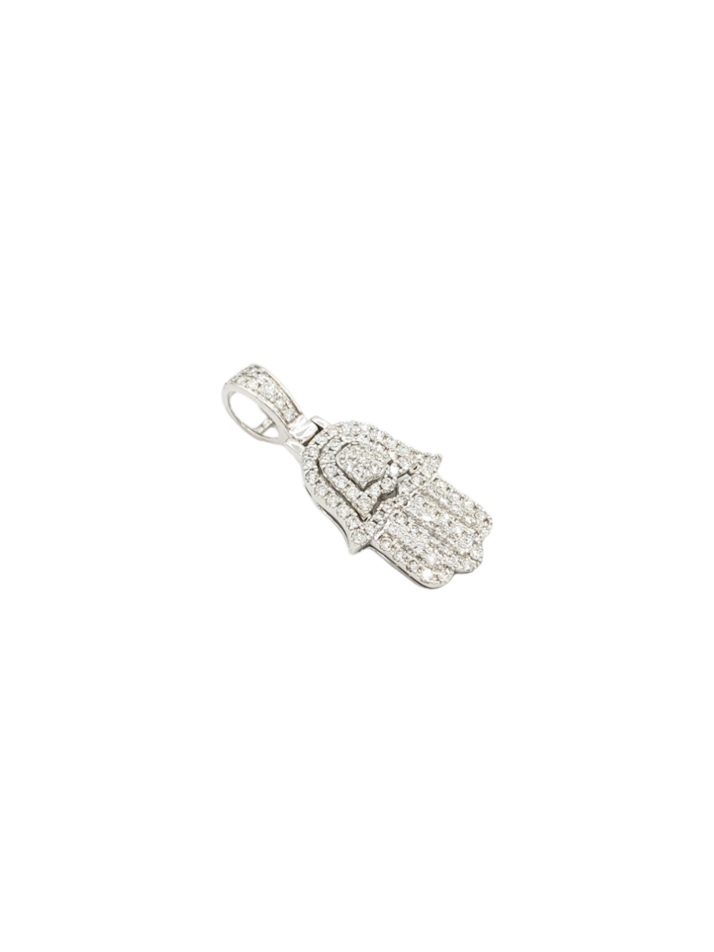 14k 3D Diamond Hamsa With 1.25 Carats Of Diamonds #9164