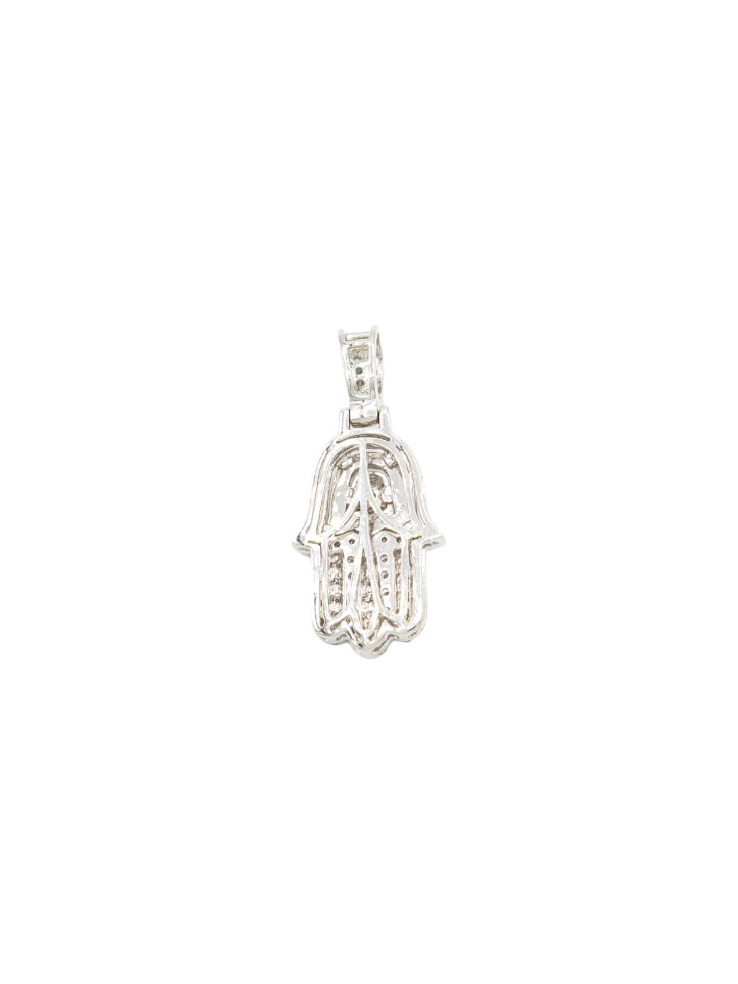 14k 3D Diamond Hamsa With 1.25 Carats Of Diamonds #9164