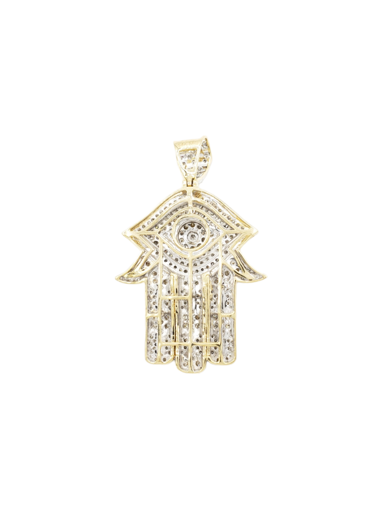 14k Diamond Hamsa With 2.30 Carats Of Diamonds #22802