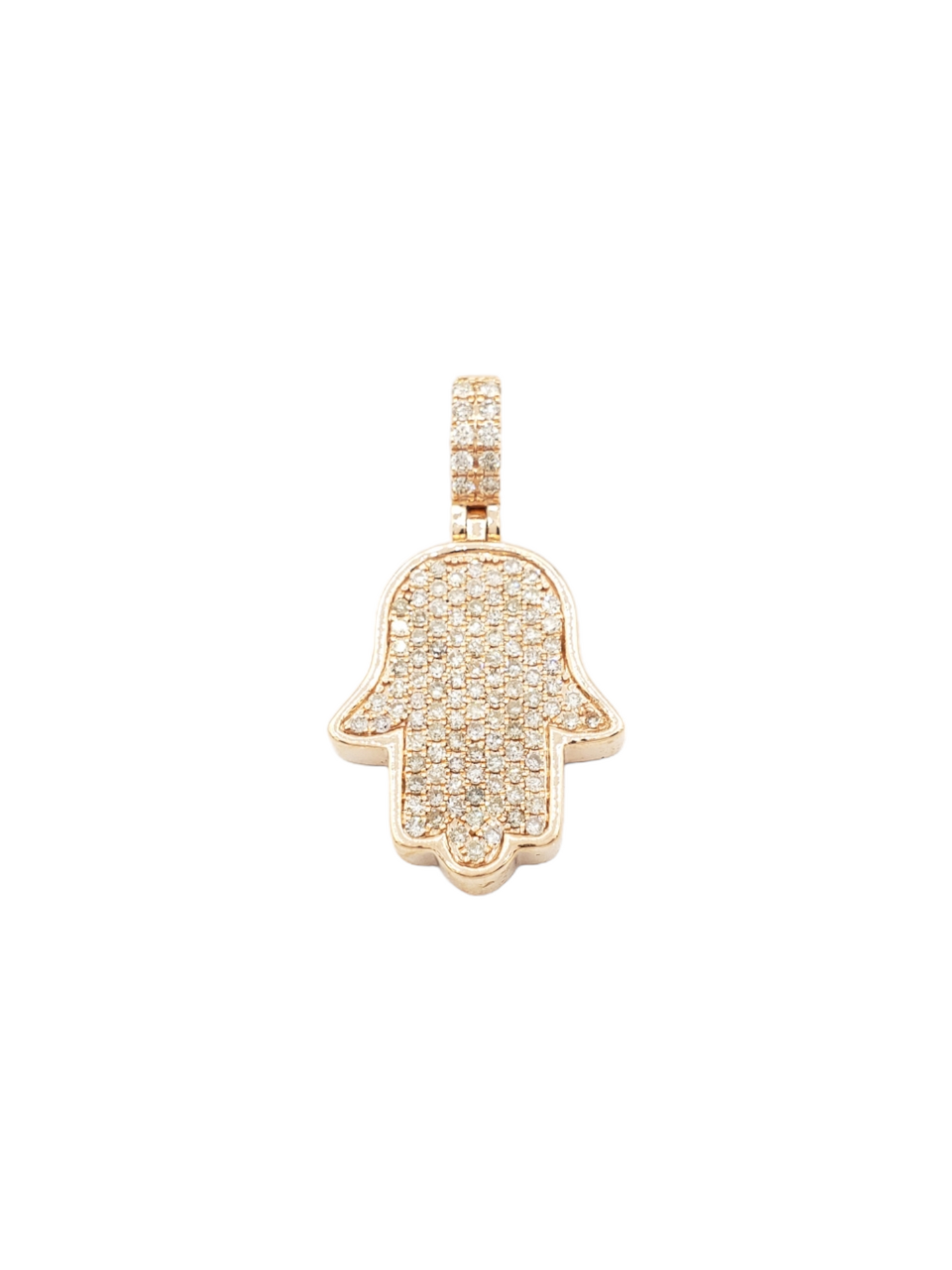 14k Diamond Hamsa With 1.03 Carats Of Diamonds #24125