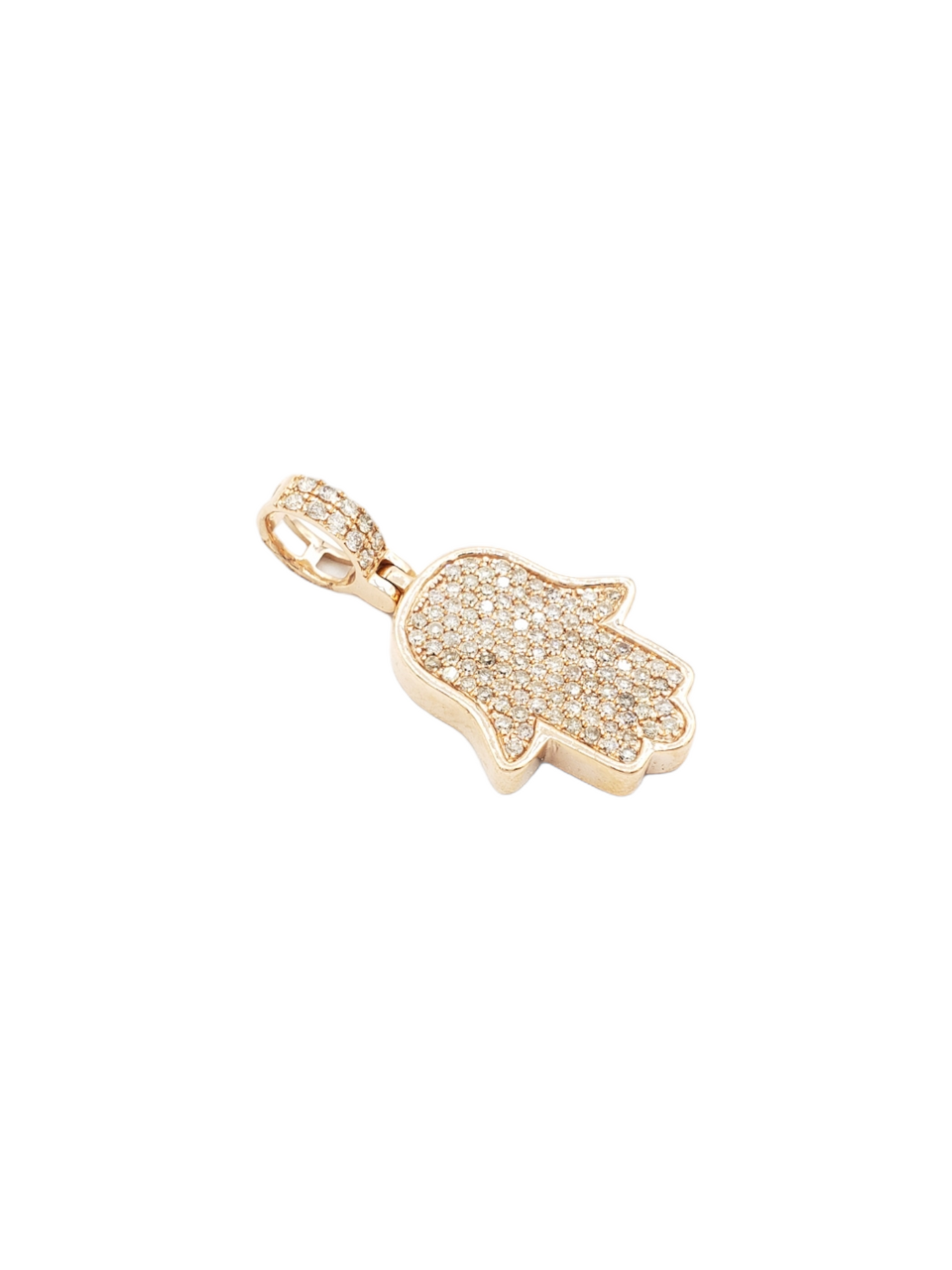 14k Diamond Hamsa With 1.03 Carats Of Diamonds #24125