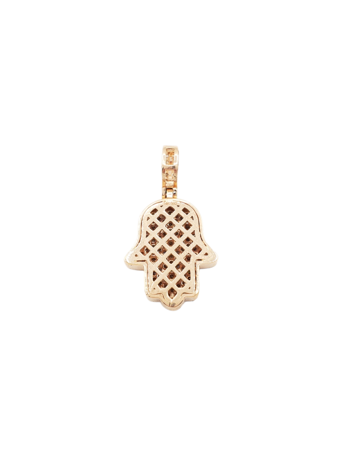 14k Diamond Hamsa With 1.03 Carats Of Diamonds #24125