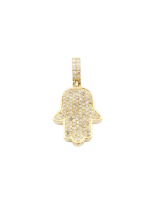 14k Diamond Hamsa With 1.03 Carats Of Diamonds #24125