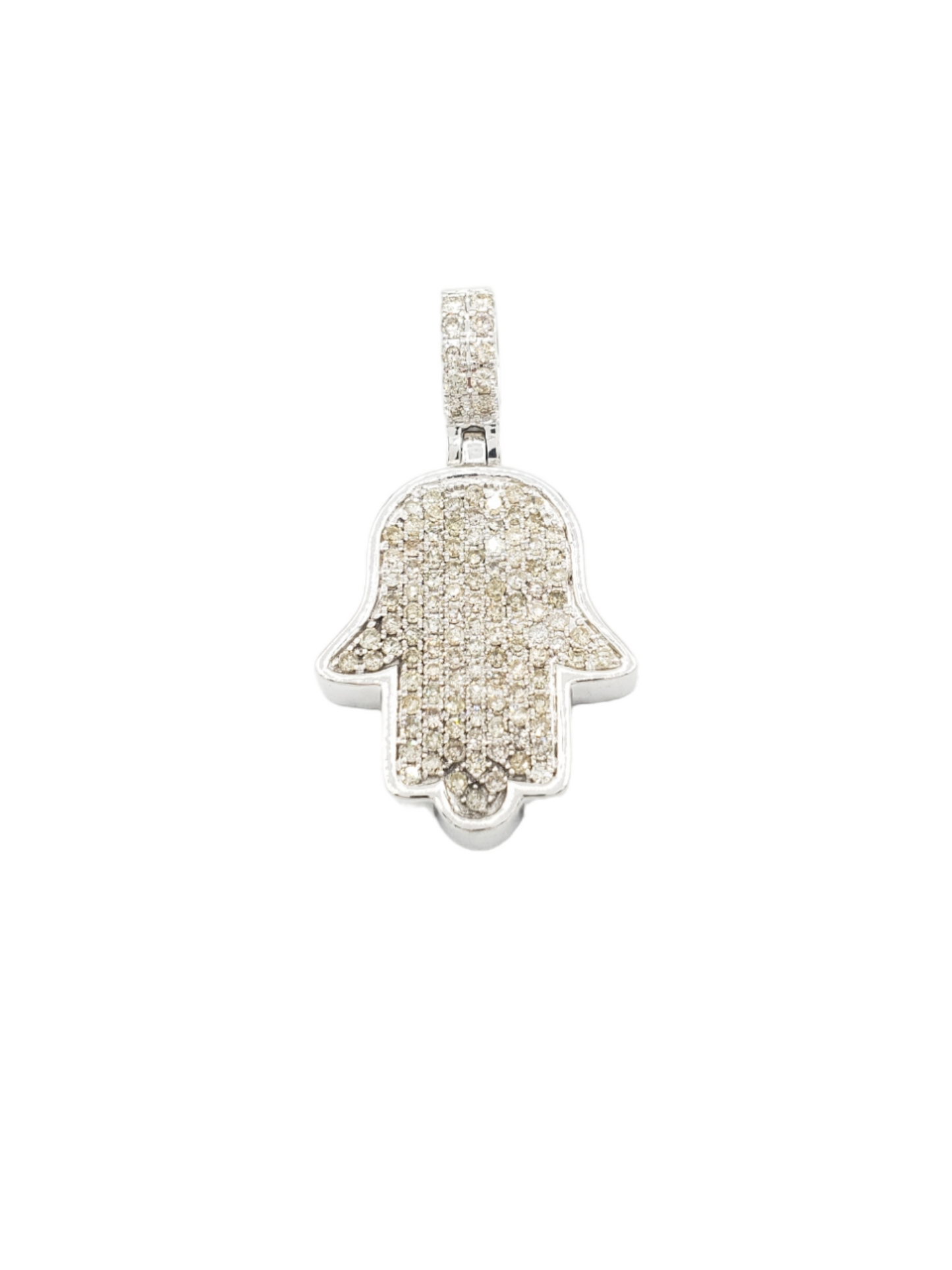 14k Diamond Hamsa With 1.03 Carats Of Diamonds #24125