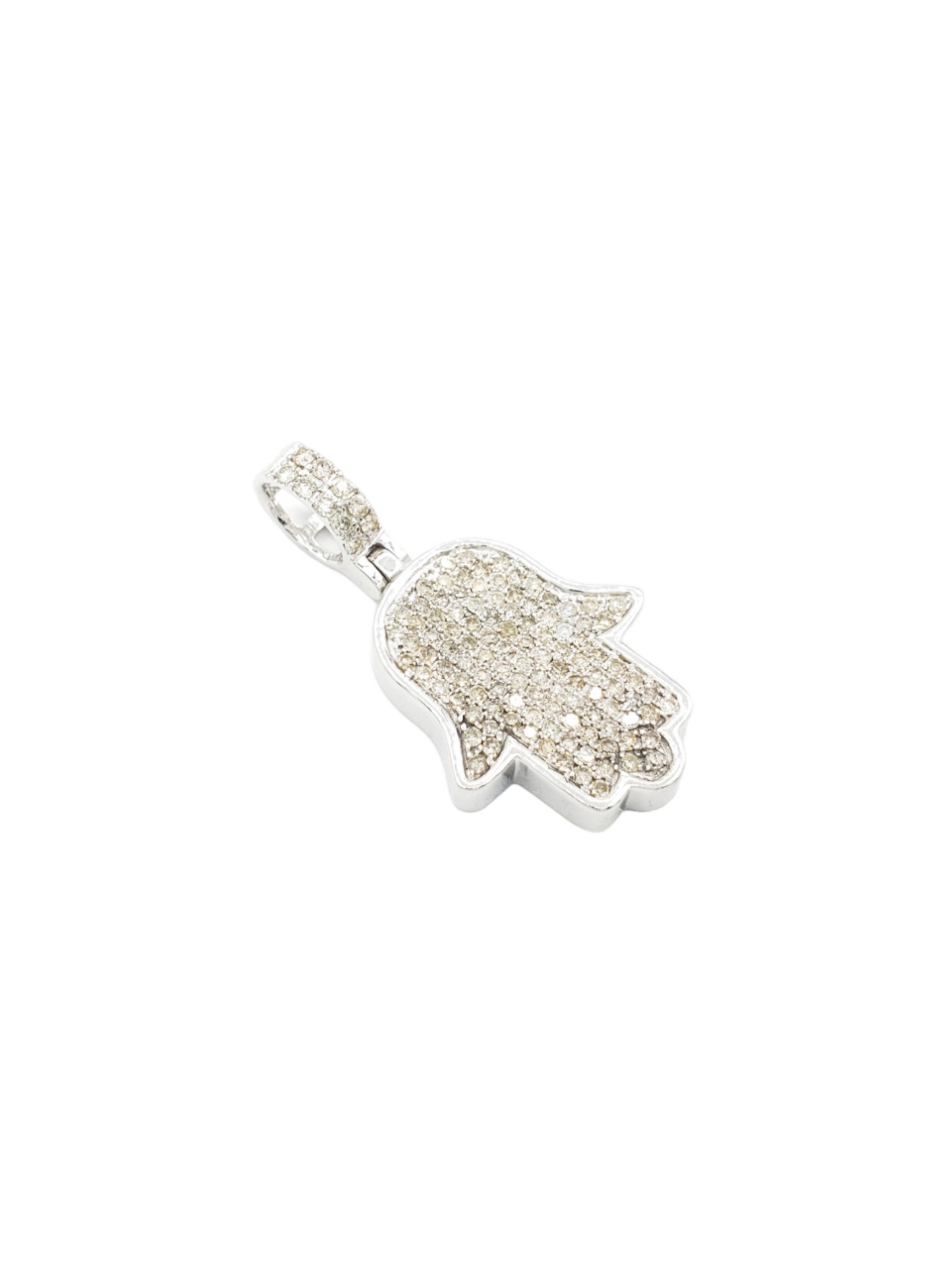 14k Diamond Hamsa With 1.03 Carats Of Diamonds #24125