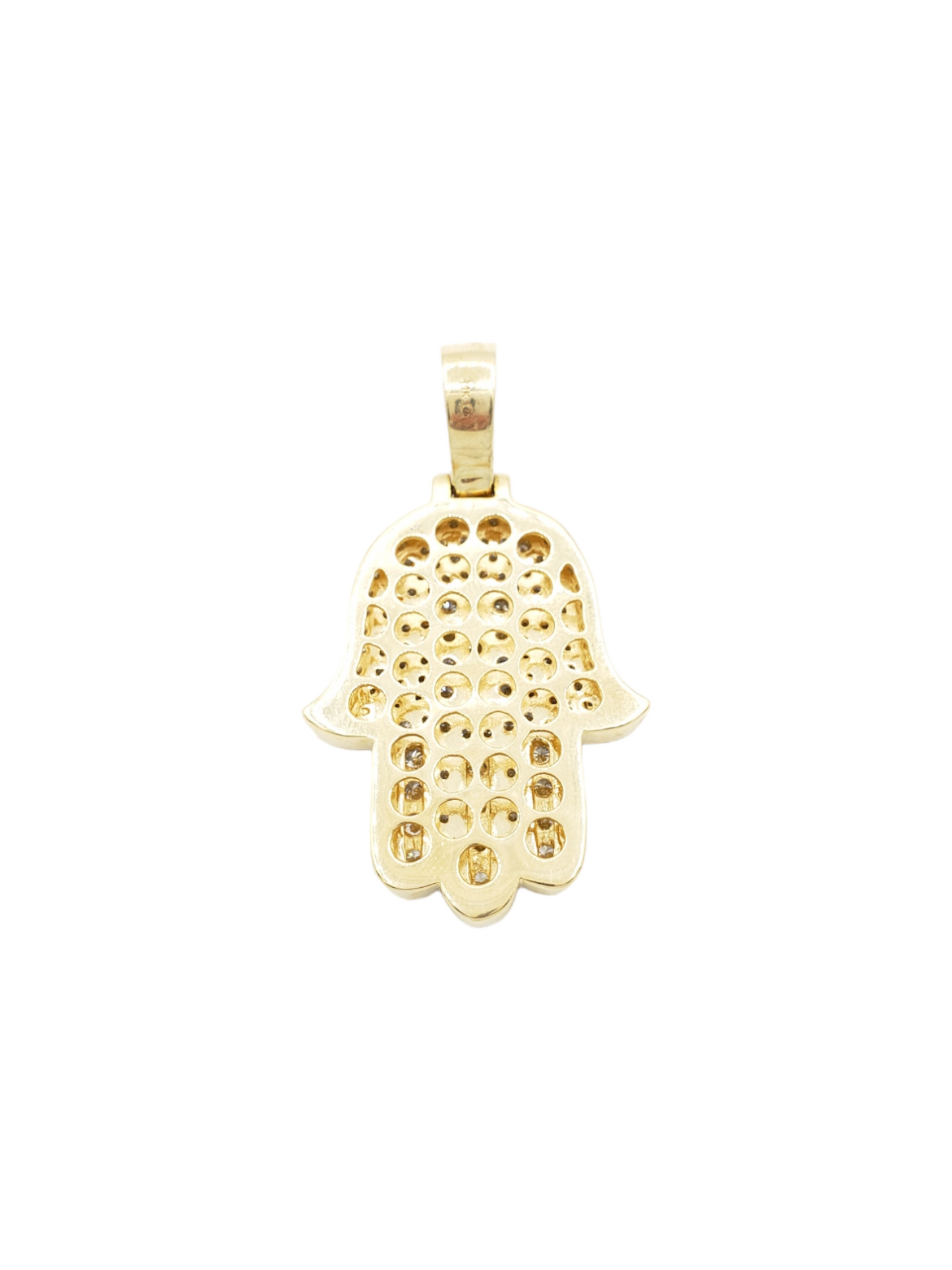14k Diamond Hamsa With 5.10 Carats Of Diamonds #21356