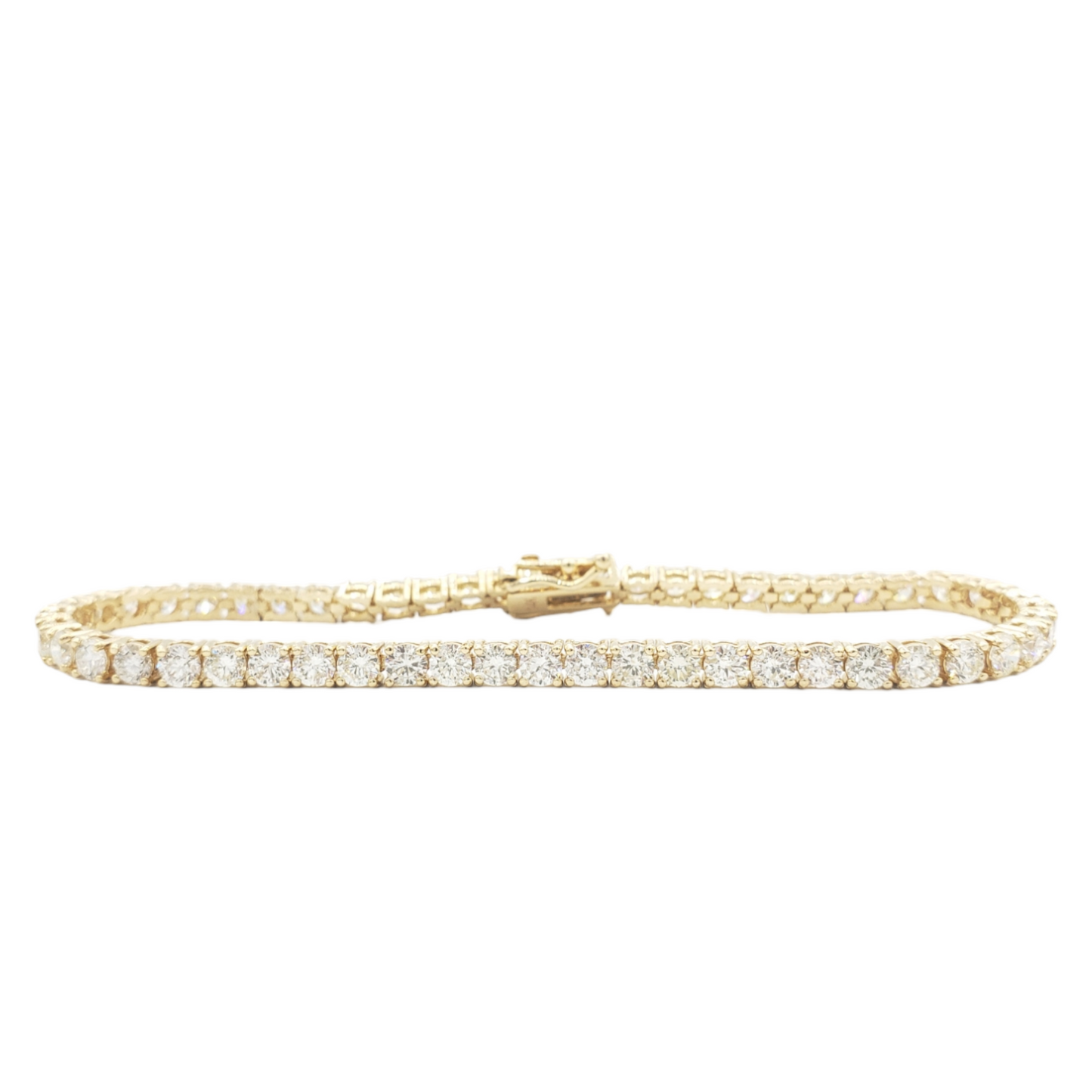14k 3.2mm Diamond Tennis Bracelet #24593