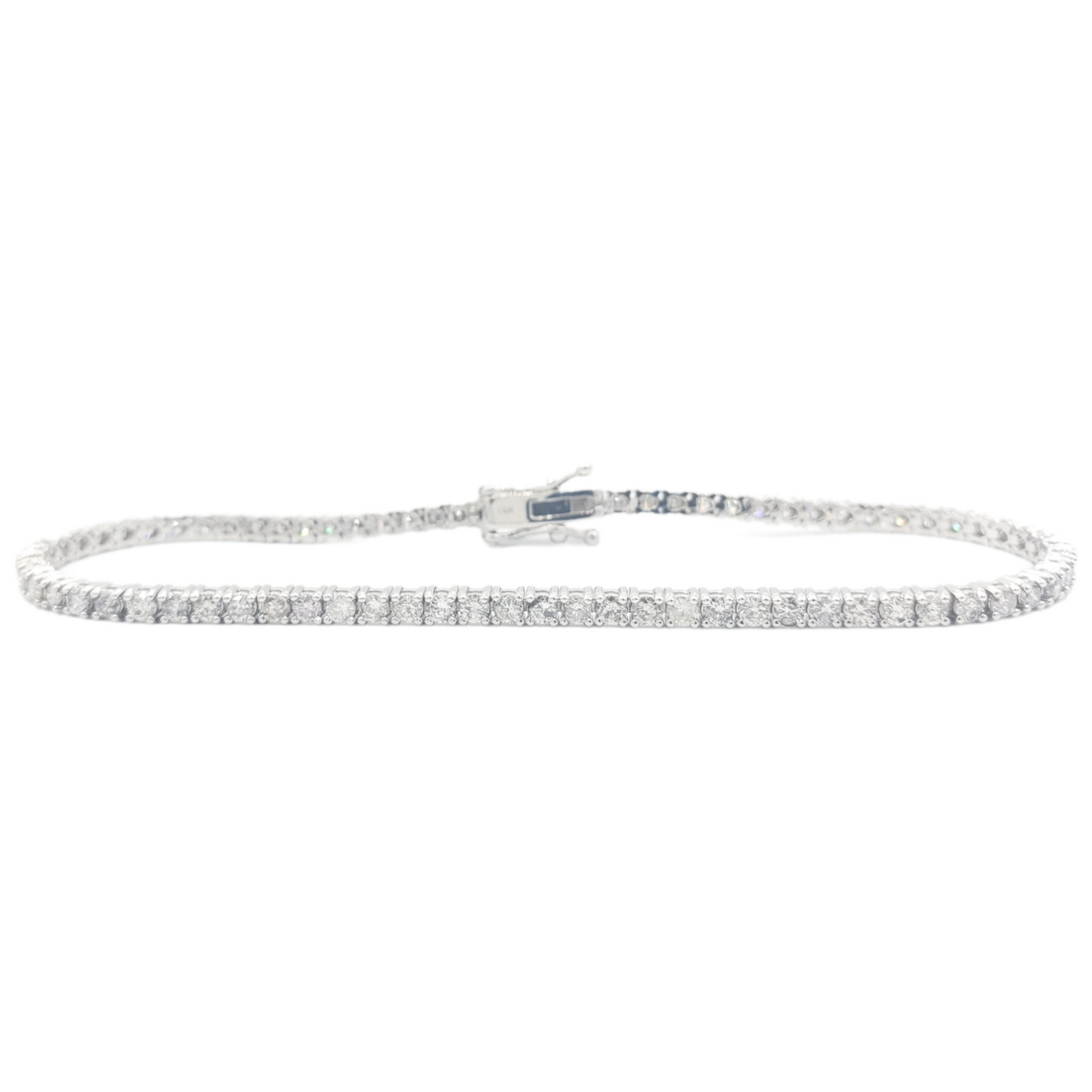 14k 2mm Diamond Tennis Bracelet #25893
