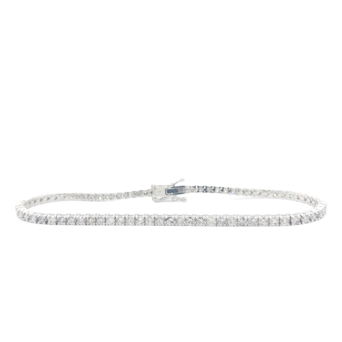 14k 2mm Diamond Tennis Bracelet #25893