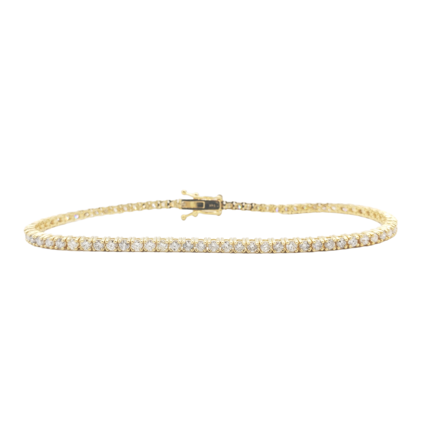 14k 2.8mm Diamond Tennis Bracelet #24595