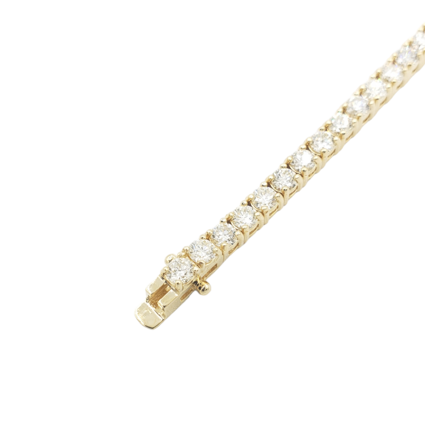 14k 3.4mm Diamond Tennis Bracelet #24592