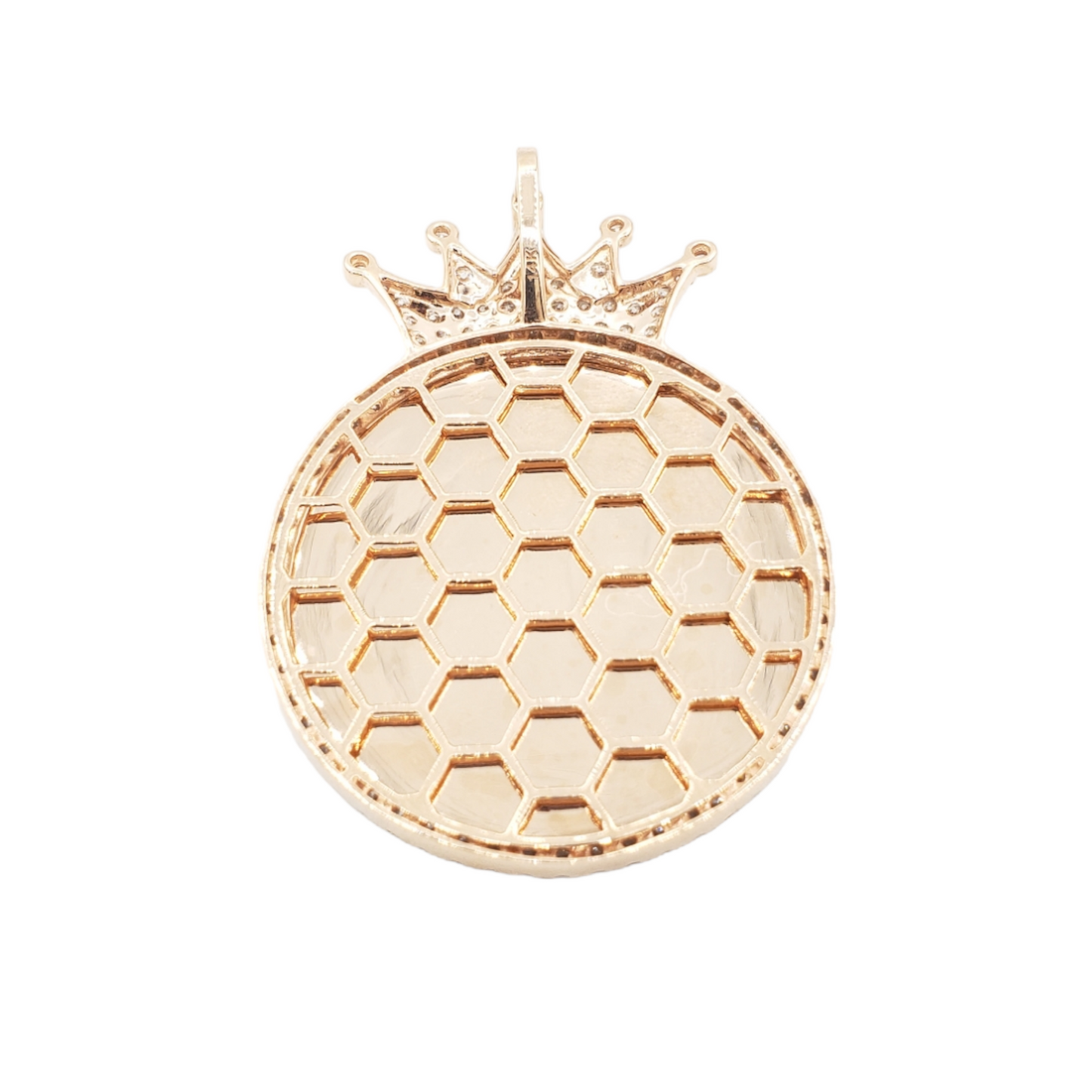 14k Crown Diamond Picture Pendant With 2.47 Carats Of Diamonds #14578