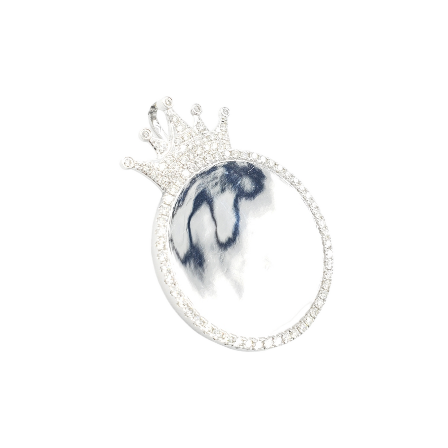 14k Crown Diamond Picture Pendant With 2.47 Carats Of Diamonds #14578