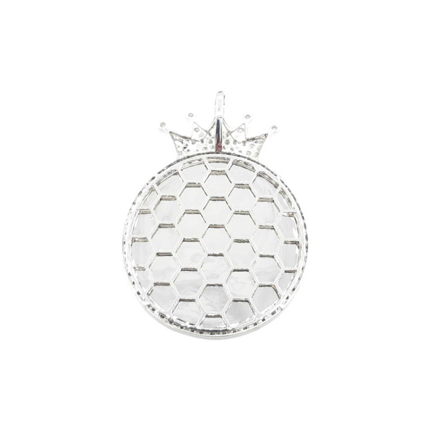 14k Crown Diamond Picture Pendant With 2.47 Carats Of Diamonds #14578