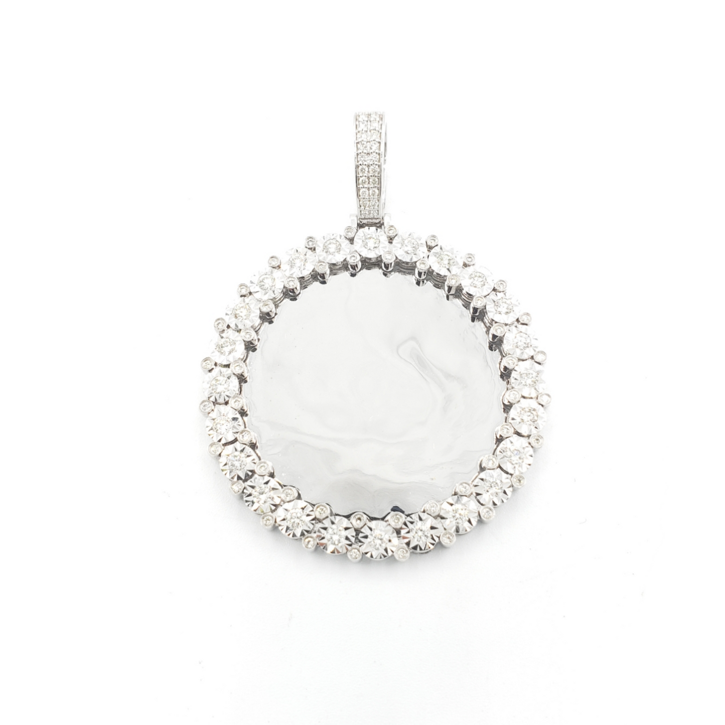 14k Diamond Picture Pendant With 1.12 Carats Of Diamonds #13958
