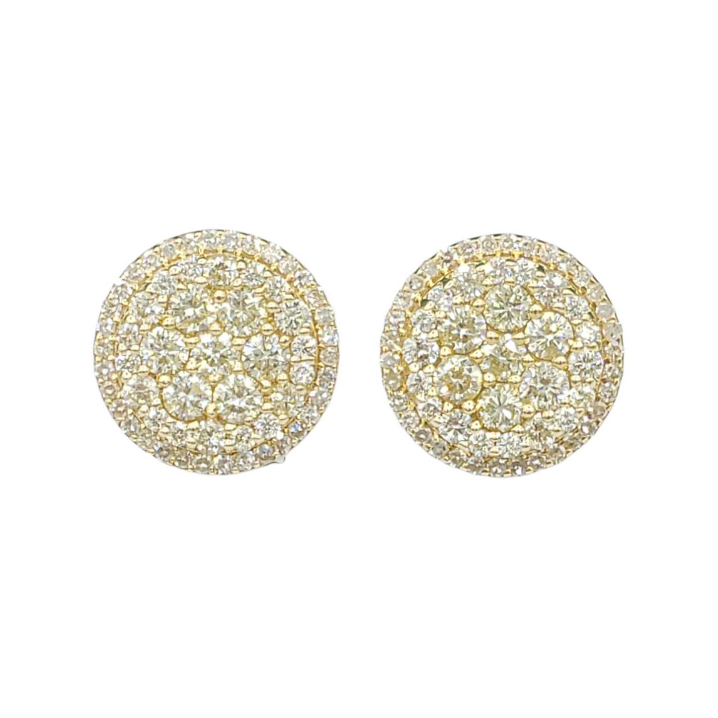 14k Gold Diamond Earrings #22604