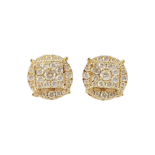 14k Gold Diamond Earrings #25903