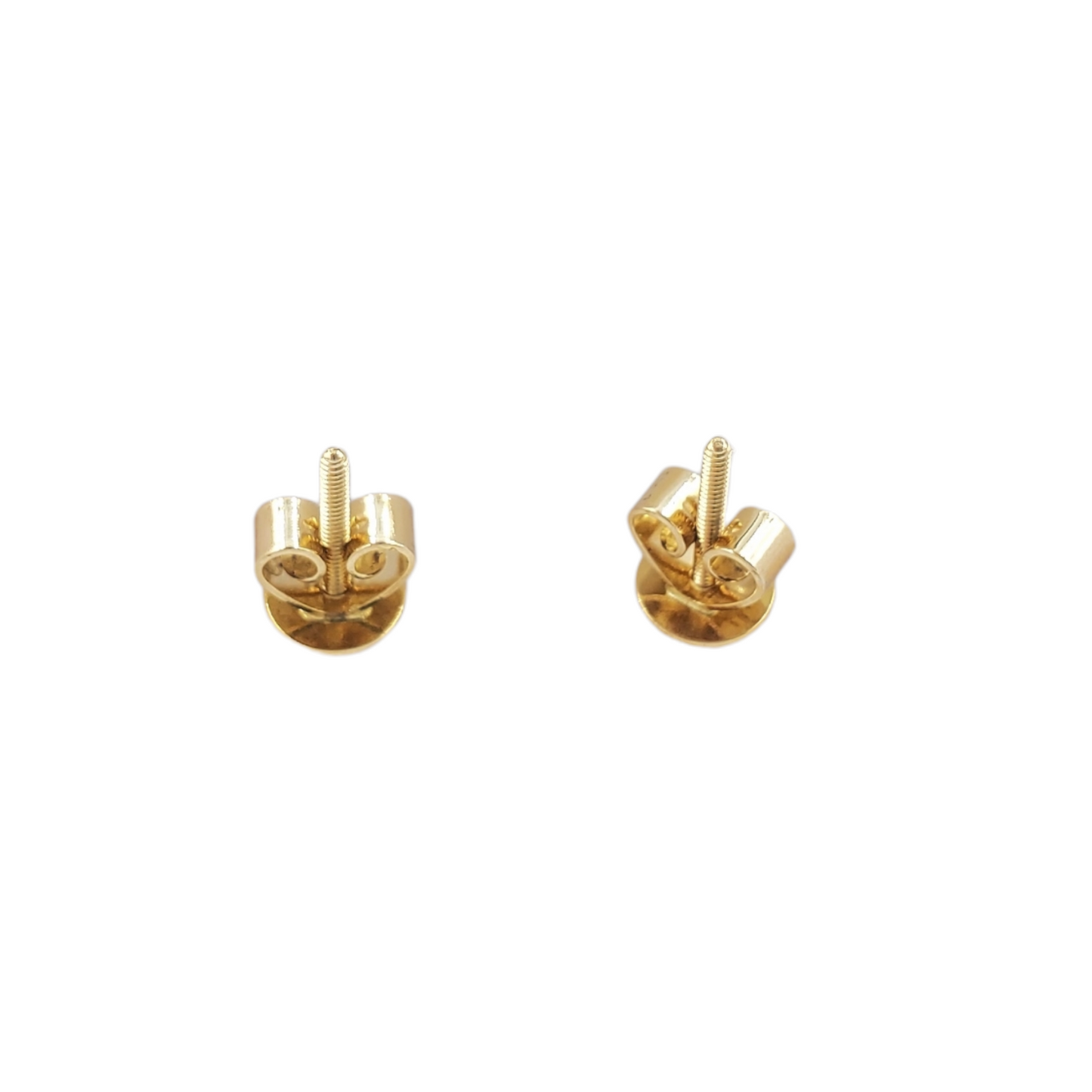 14k Gold Baguette Diamond Tear Drop Earrings #25561