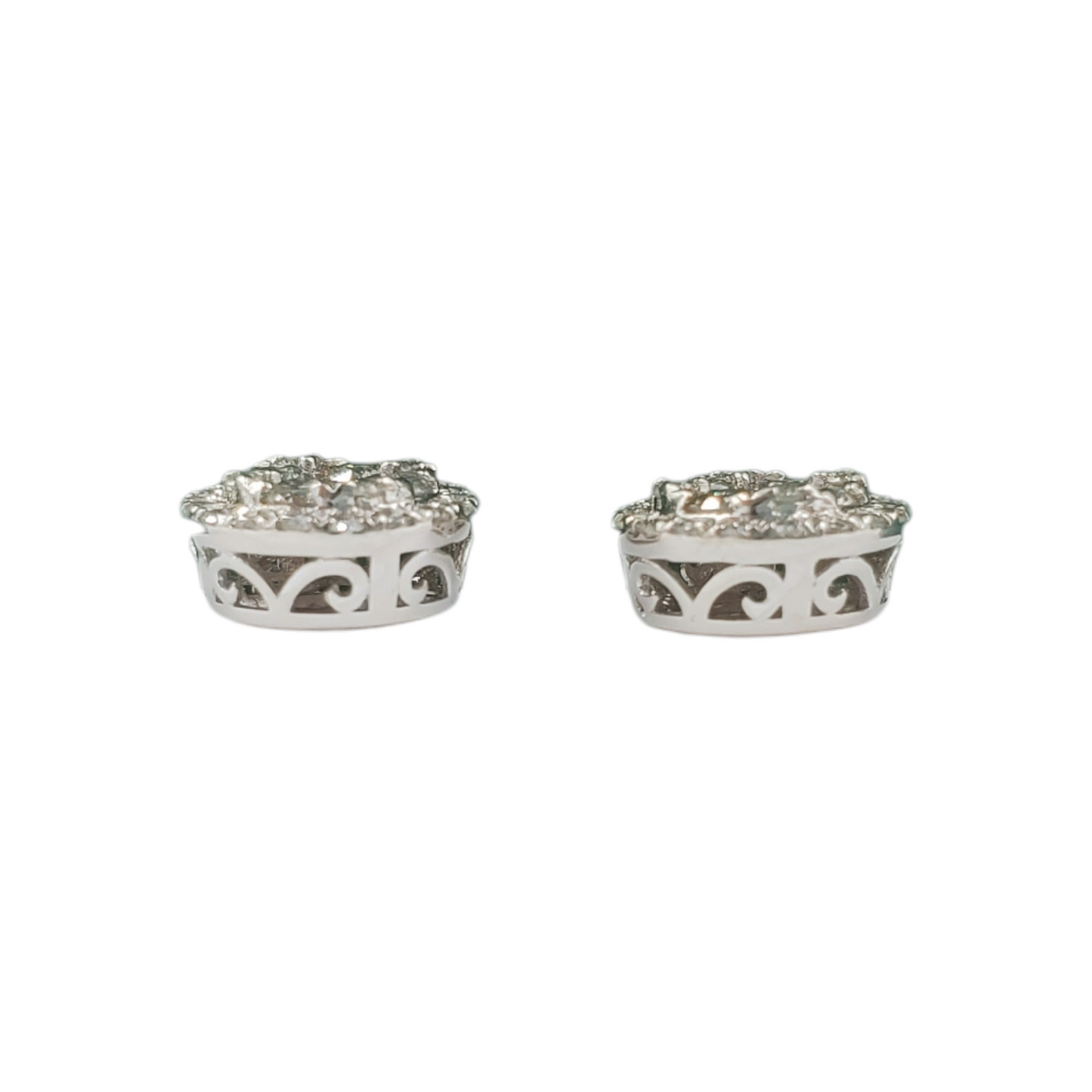 14k Gold Circle Earrings #19999
