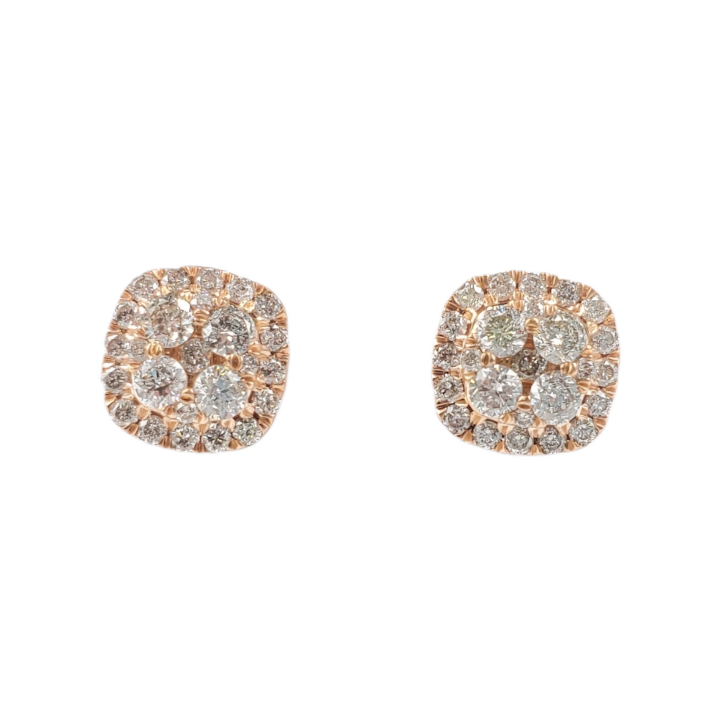 14k Gold Diamond Earrings #10553