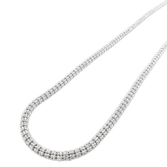 10K Gold- Ice Chain (White Gold)