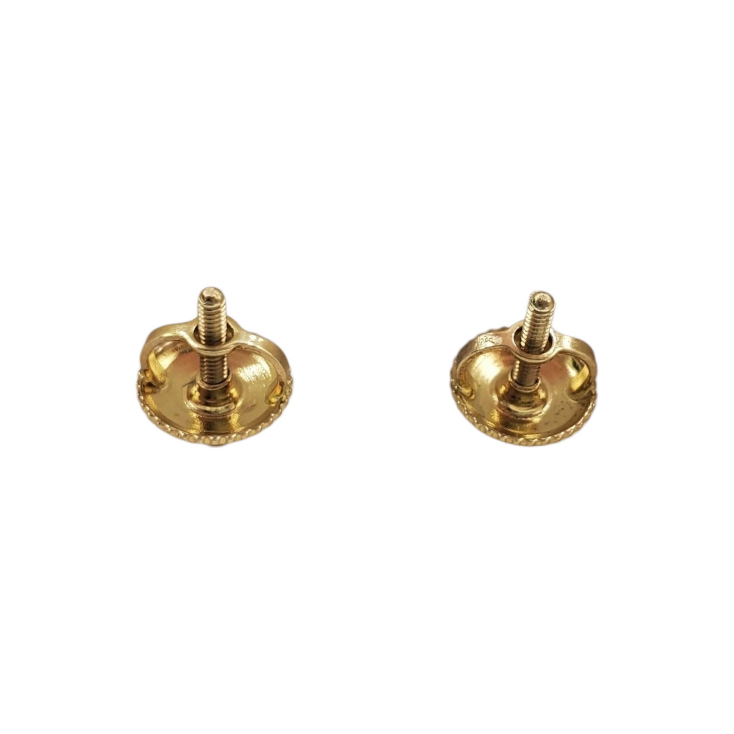 10k Gold Baguette Diamond Earrings #20615