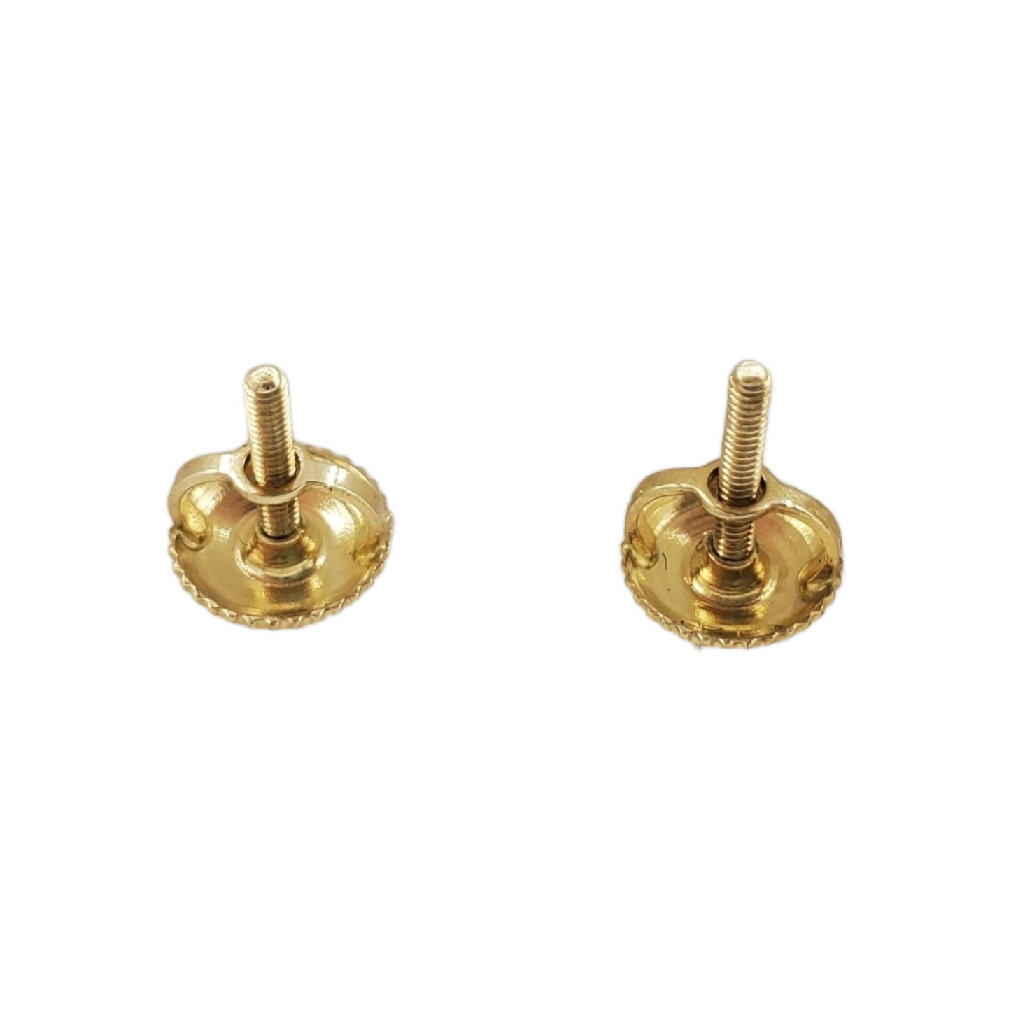 10k Gold Baguette Diamond Square Earrings #18058