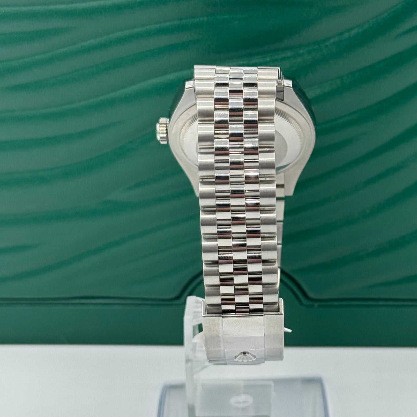 Rolex Steel Datejust 36 Watch - Fluted Bezel - Mother-of-Pearl Diamond Dial - Jubilee Bracelet - 126234 mdj