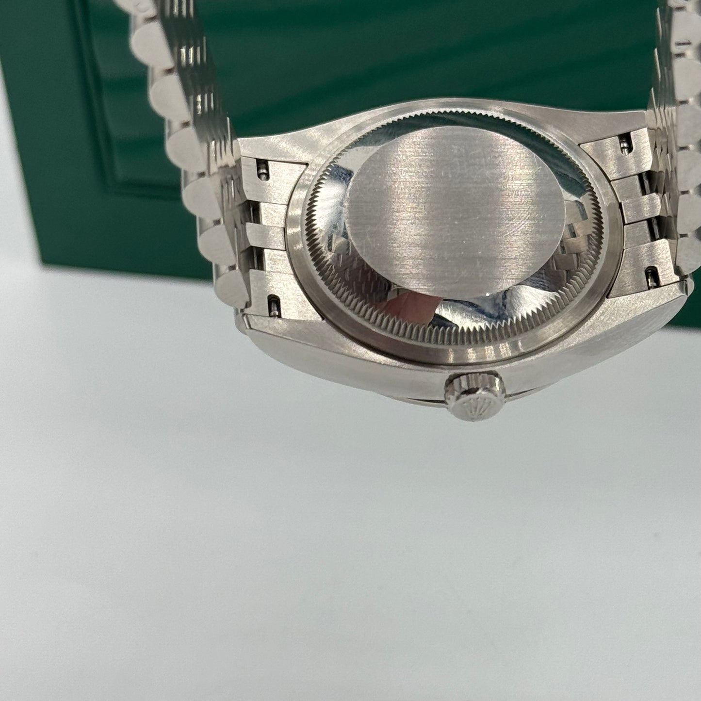 Rolex Steel Datejust 36 Watch - Fluted Bezel - Mother-of-Pearl Diamond Dial - Jubilee Bracelet - 126234 mdj