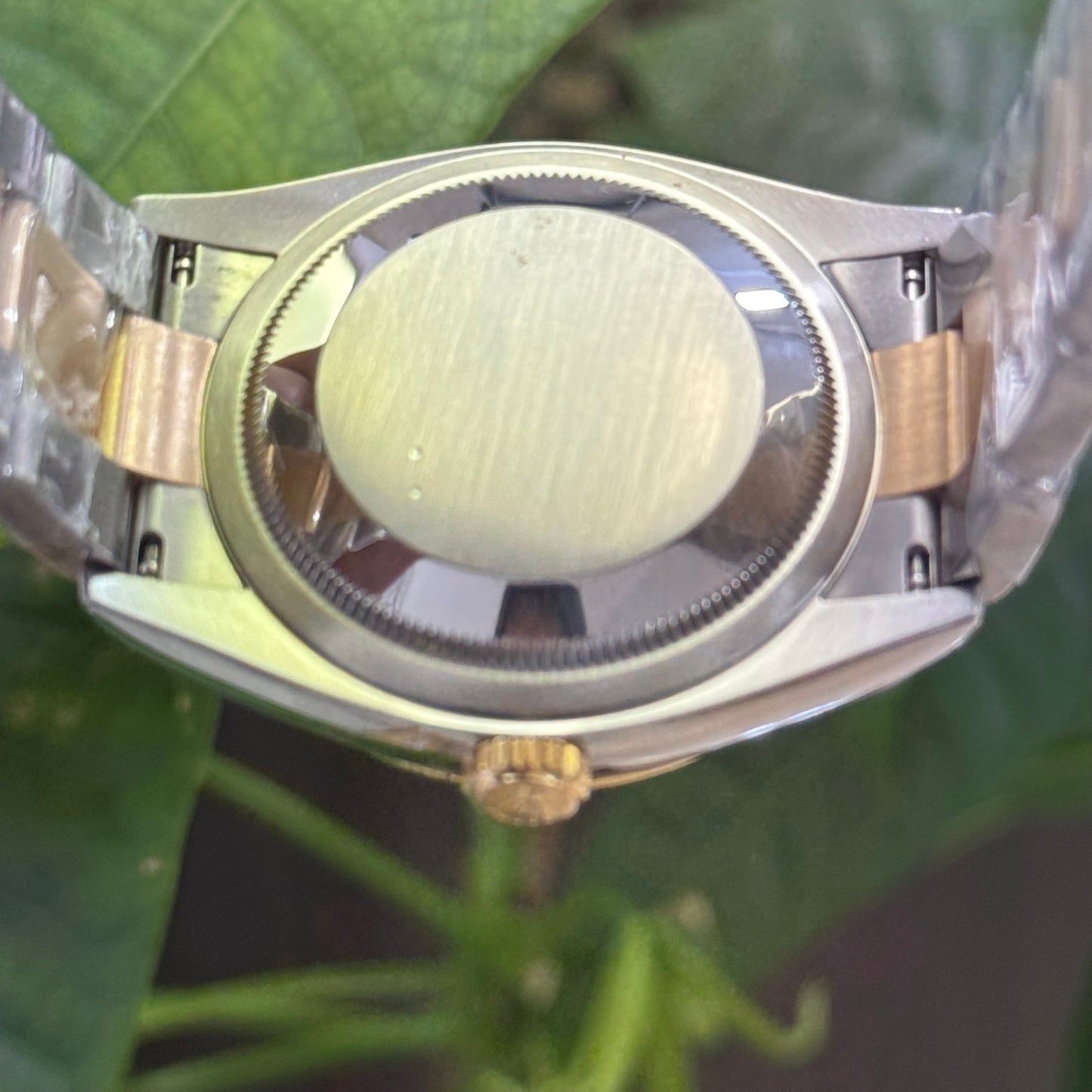 Rolex Yellow Rolesor Datejust 36 Watch - Fluted Bezel - Slate Roman Dial - Oyster Bracelet - 126233 slgro