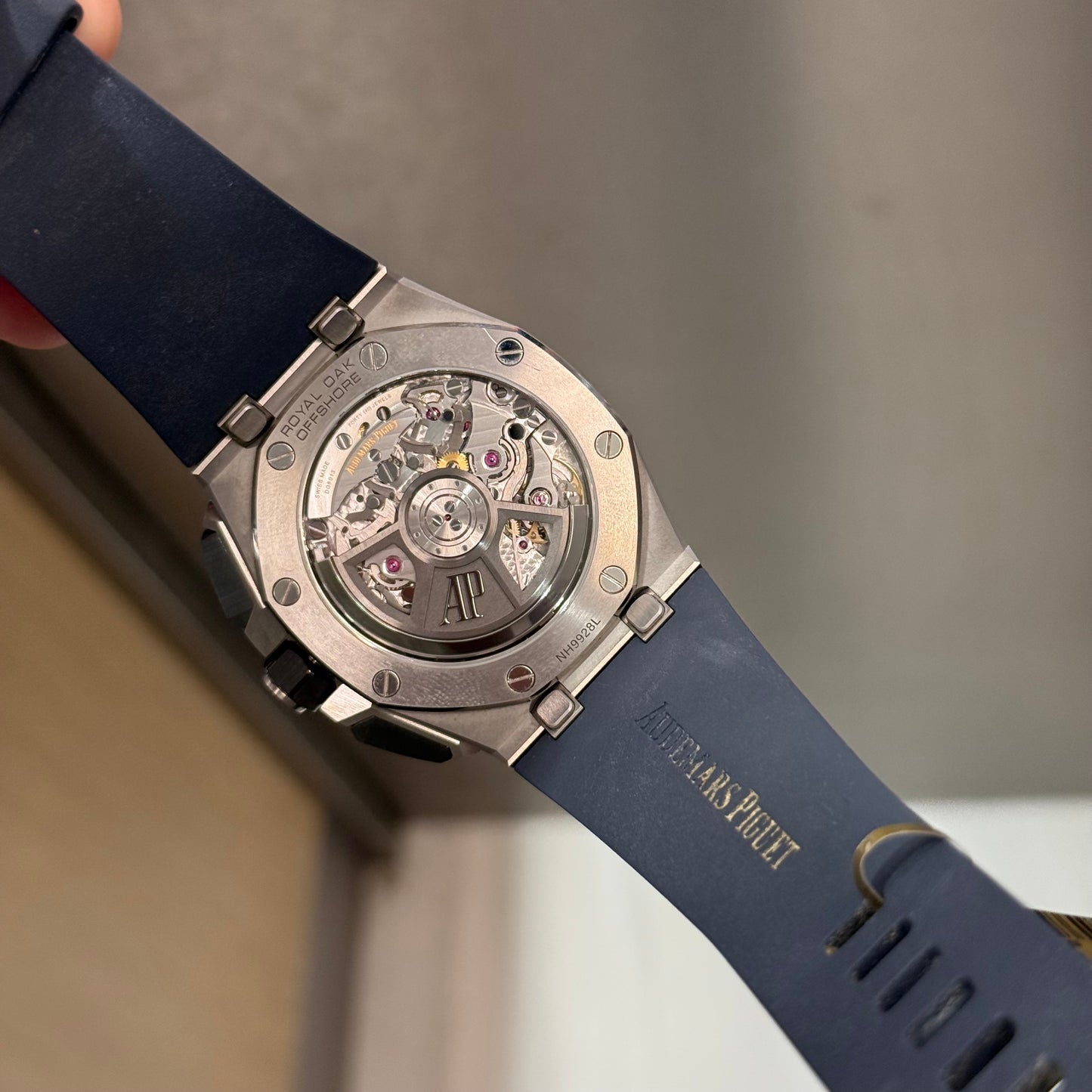 Audemars Piguet Royal Oak Offshore 26420TI.OO.A027CA.01 43MM Blue Dial With Rubber Bracelet