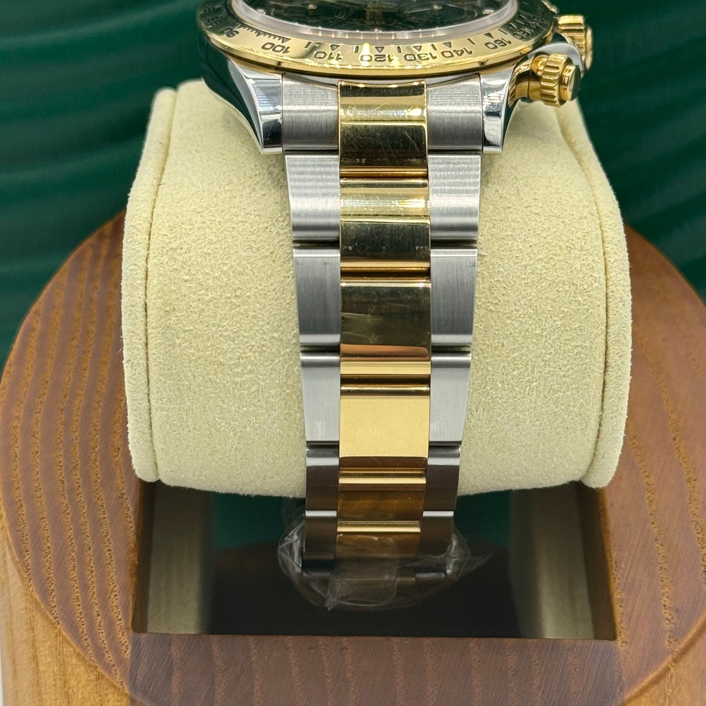 Rolex Yellow Rolesor Cosmograph Daytona 40 Watch - Black Index Dial - 116503 bki