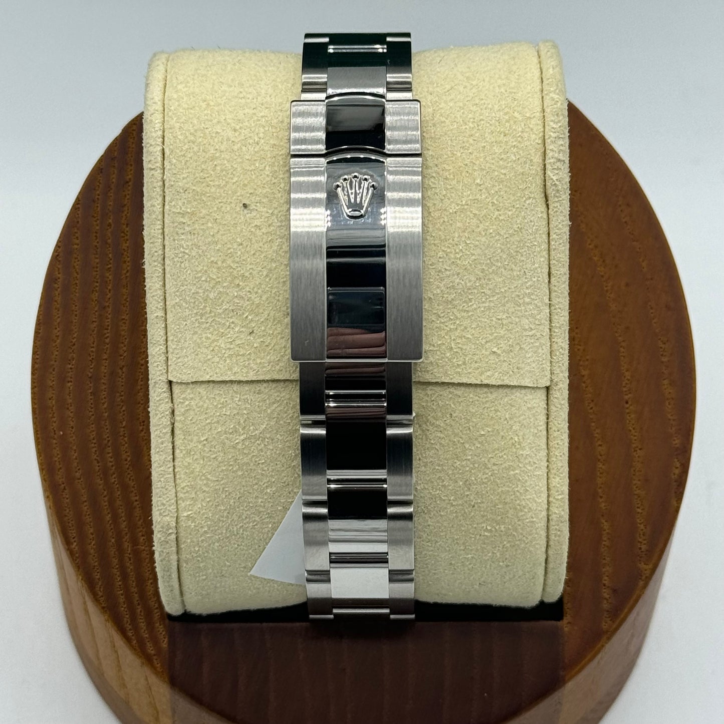 Rolex Steel and White Gold Datejust 31 Watch - Fluted Bezel - Dark Grey Index Dial - Oyster Bracelet - 278274 dkgio