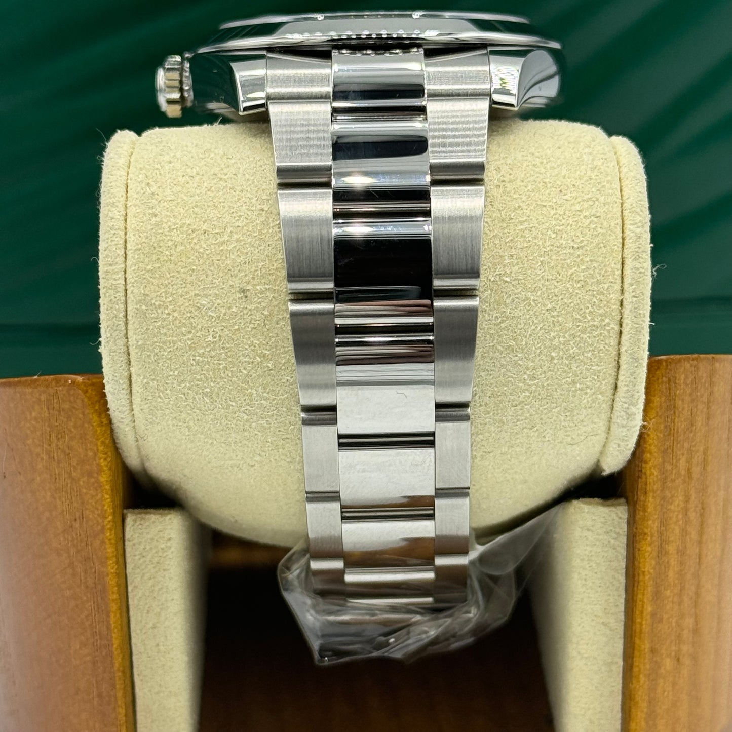 Rolex Steel Datejust 41 Watch - Smooth Bezel - Blue Roman Dial - Oyster Bracelet - 126300 blro