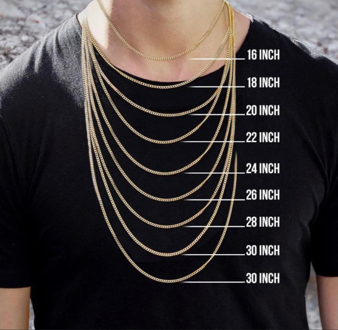 14K Gold- Solid Rope Chain (Rose Gold)
