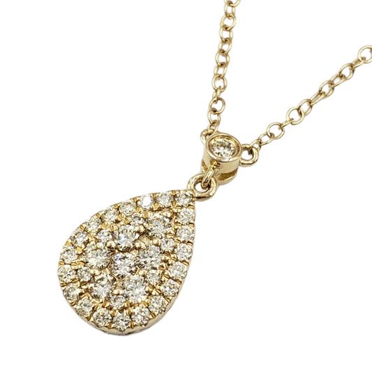 14k Diamond Tear Drop #27255