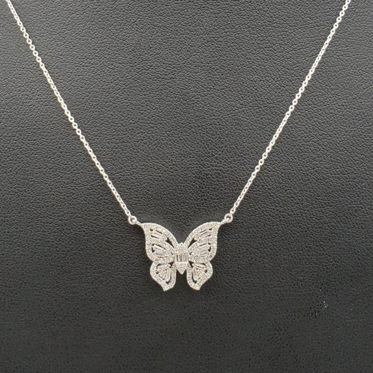 14k Baguette Diamond Butterfly With .50 Carats Of Diamonds #27138