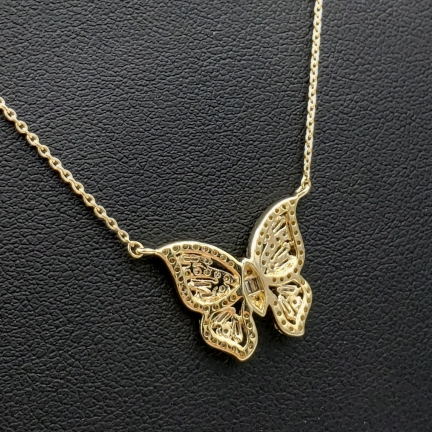 14k Baguette Diamond Butterfly With .50 Carats Of Diamonds #27138