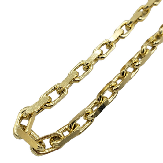 14K Gold- Solid Hermes Link Chain (Yellow Gold)