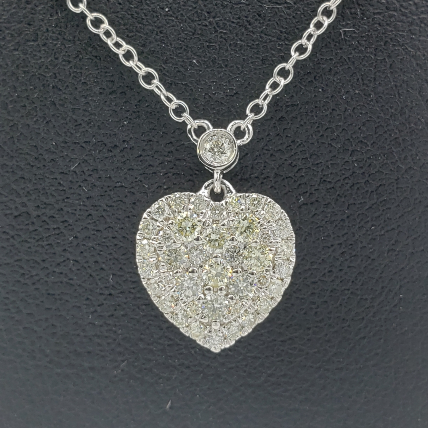 14k Diamond Heart Pendant #27242