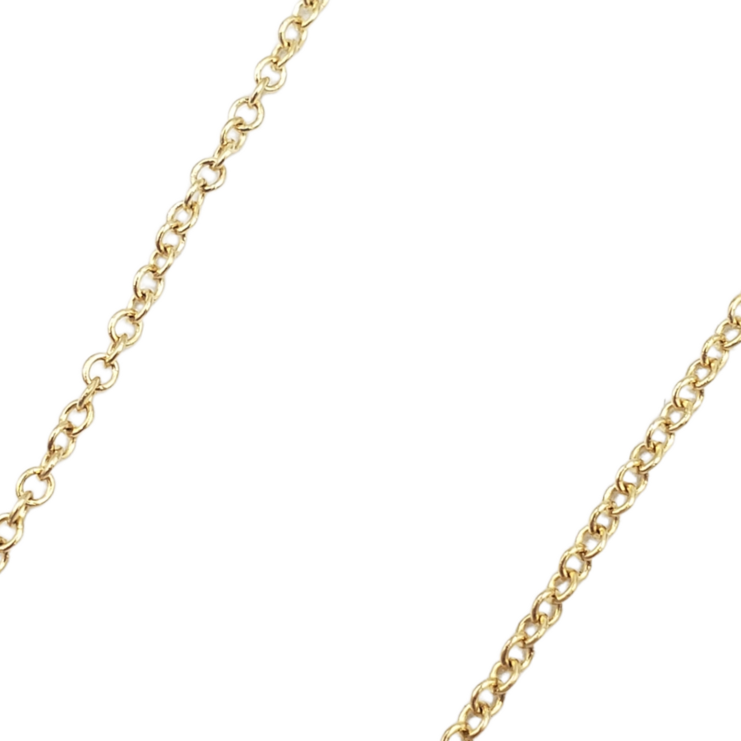 14k Diamond Paperclip Heart #27042