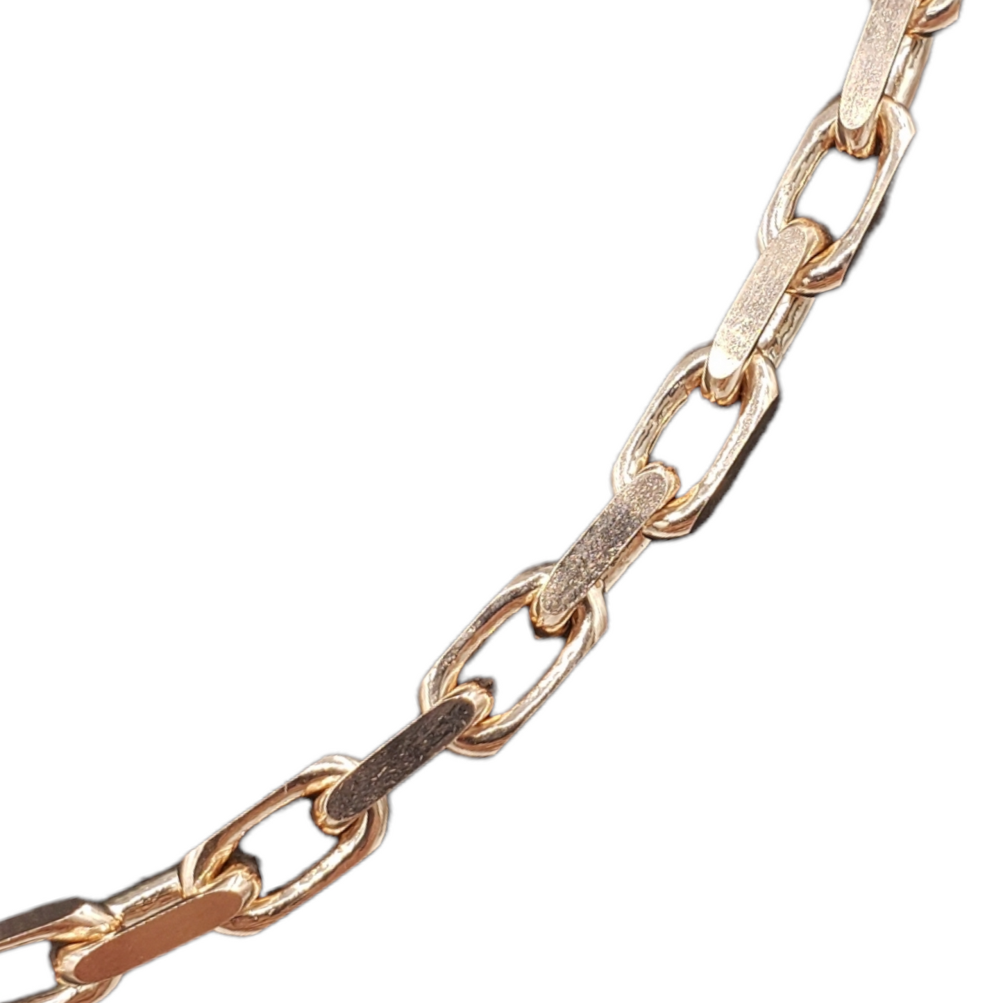 14K Gold- Solid Hermes Link Chain (Rose Gold)