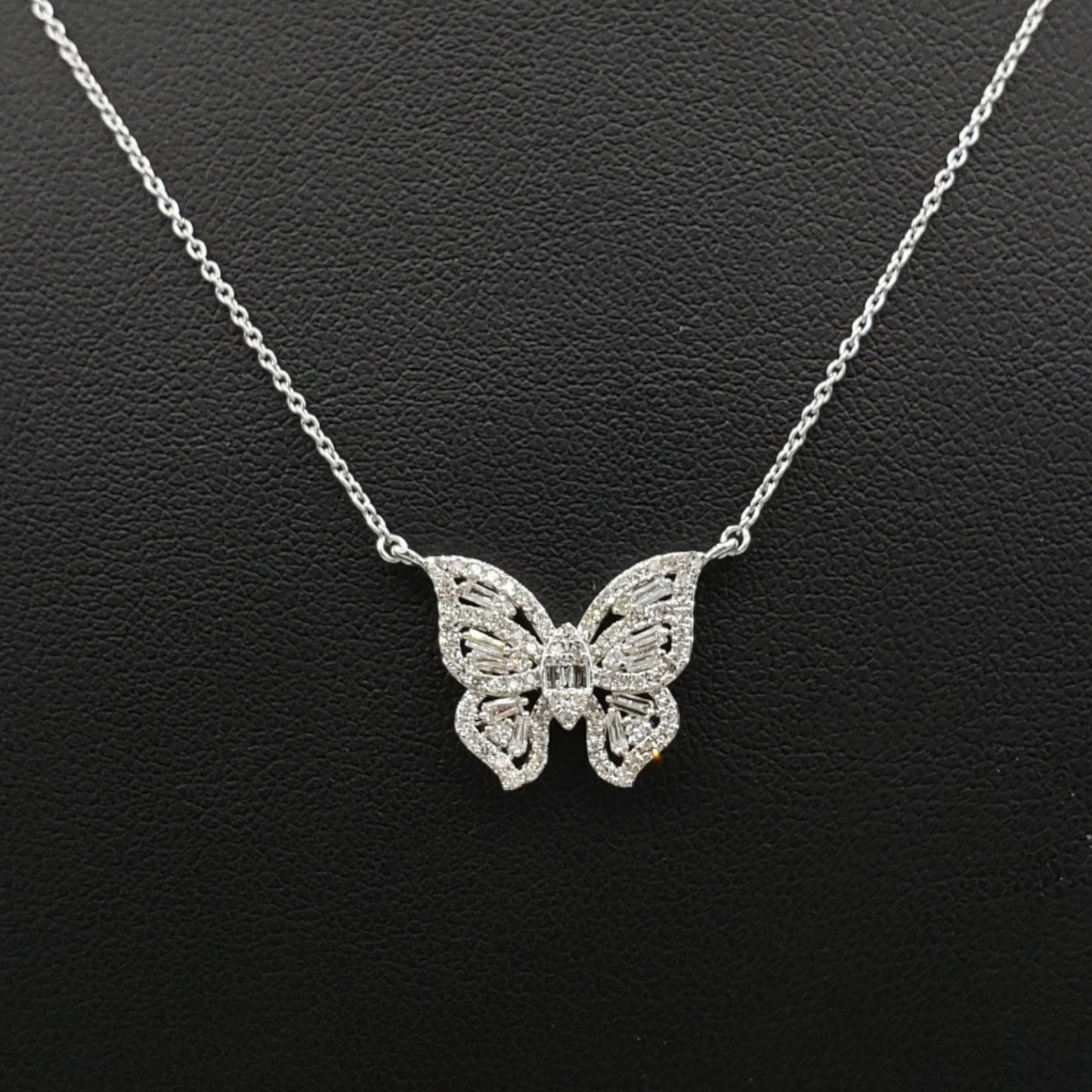 14k Baguette Diamond Butterfly With .50 Carats Of Diamonds #27138