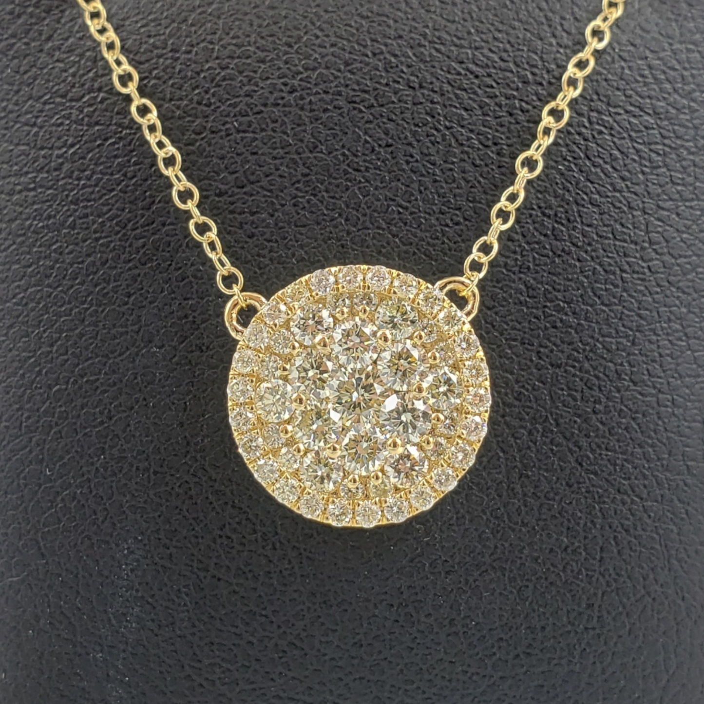14k Diamond Circle Pendant #27254