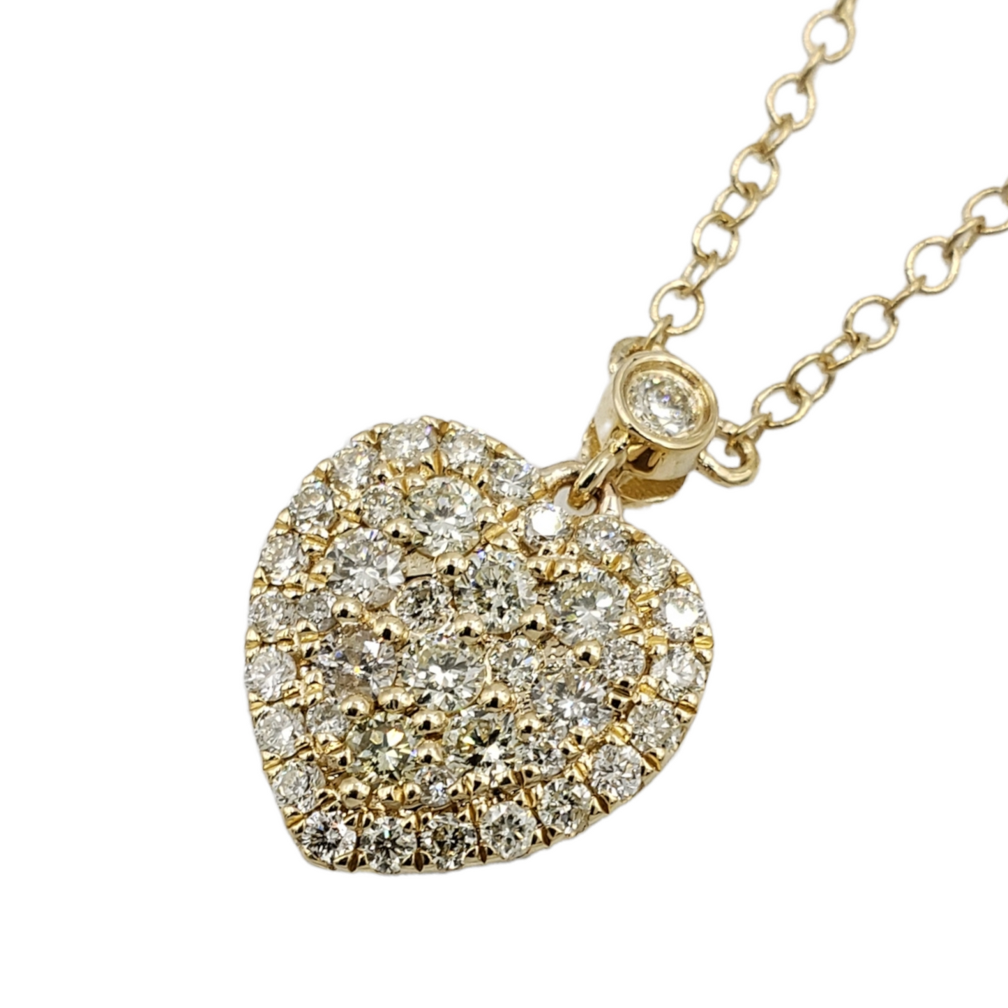 14k Diamond Heart Pendant #27242