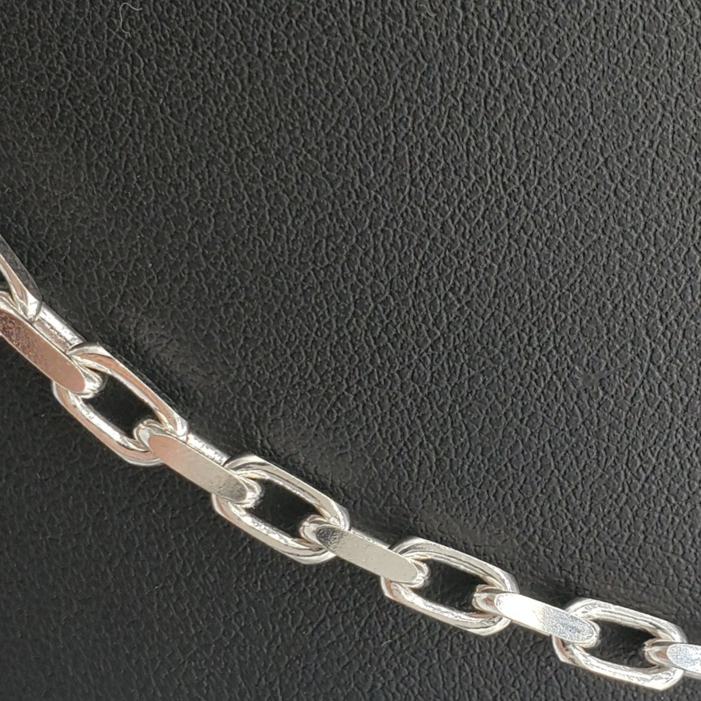 14K Gold- Solid Hermes Link Chain (White Gold)