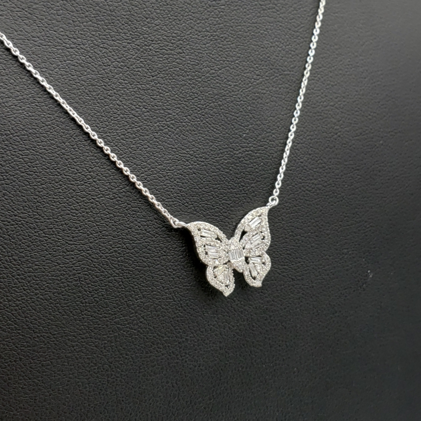 14k Baguette Diamond Butterfly With .50 Carats Of Diamonds #27138